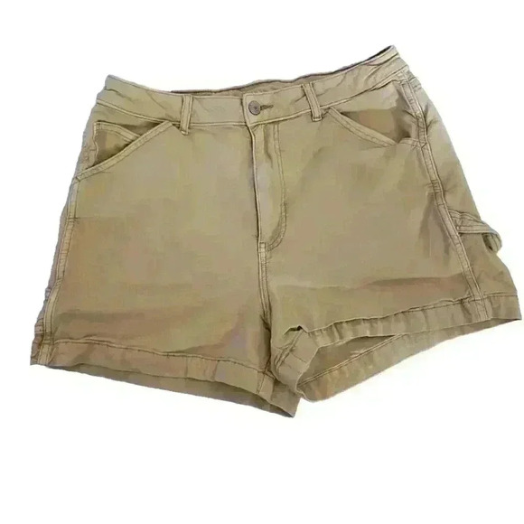 American Eagle Womens Tan Highest Rise 90s Boyfriend Short 12 - Picture 1 of 10